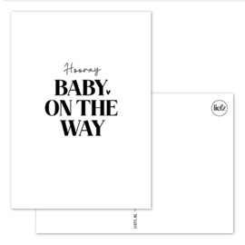 Kaart | Hooray baby on the way