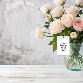 Cadeaulabel | Een bloemetje voor jou
