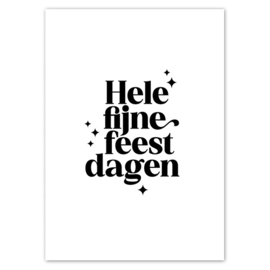 Kerstkaart | Hele fijne feestdagen