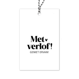 Cadeaulabel | Met verlof
