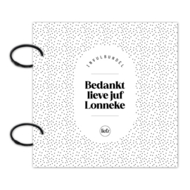 Custom invulbundel | Bedankt juf