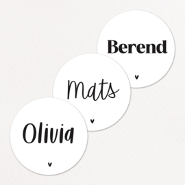 Stickers op maat | Naam |  10 stuks