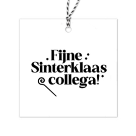 Cadeaulabel Sinterklaas | Fijne Sinterklaas collega