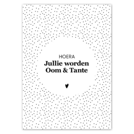 Kaart | Hoera jullie worden oom & tante