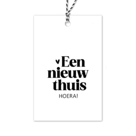 Cadeaulabel | Een nieuw thuis
