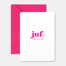 Kaart | Juf bedankt