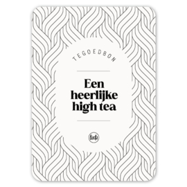 Tegoedbon | Een heerlijke High Tea