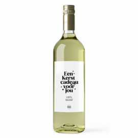 Fles etiket op maat | Een Kerstcadeau voor jou + naam