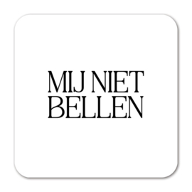 Tegeltje Forex | Mij niet bellen