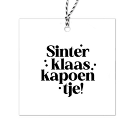 Cadeaulabel Sinterklaas | Sinterklaas kapoentje