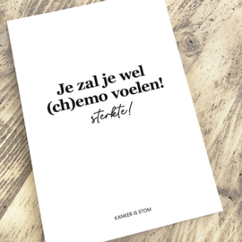 Kaart | Je zal je wel (ch)emo voelen