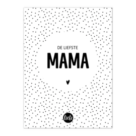 Fles etiket | De liefste mama