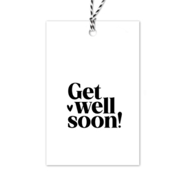 Cadeaulabel | Get well soon