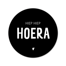 Stickers | Hiep hiep hoera | 10 stuks