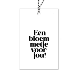 Cadeaulabel | Een bloemetje voor jou