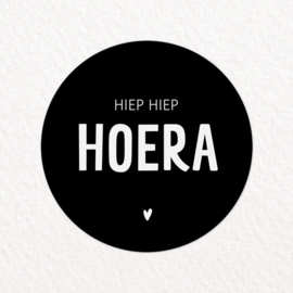 Stickers | Hiep hiep hoera | 10 stuks