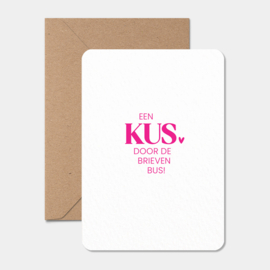 Kaart | Kus door de brievenbus