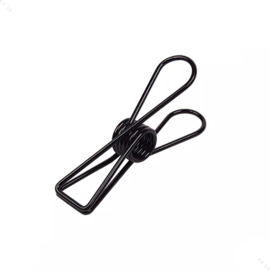 Fish clip | Zwart | 8 x 32 mm | 5 stuks