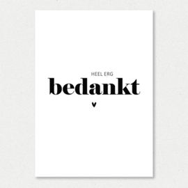 Kaart | Heel erg bedankt
