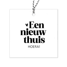Cadeaulabel | Een nieuw thuis