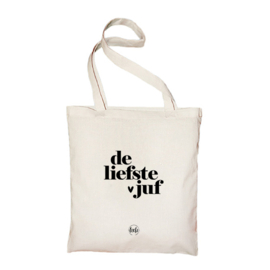 Katoenen tas | De liefste juf