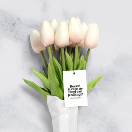 Cadeaulabel | Hoera! Bloei van je slijtage