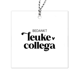 Cadeaulabel | Bedankt leuke collega