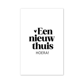 Mini kaartje | Een nieuw thuis