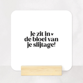 Tegeltje Forex | Je zit in de bloei van je slijtage