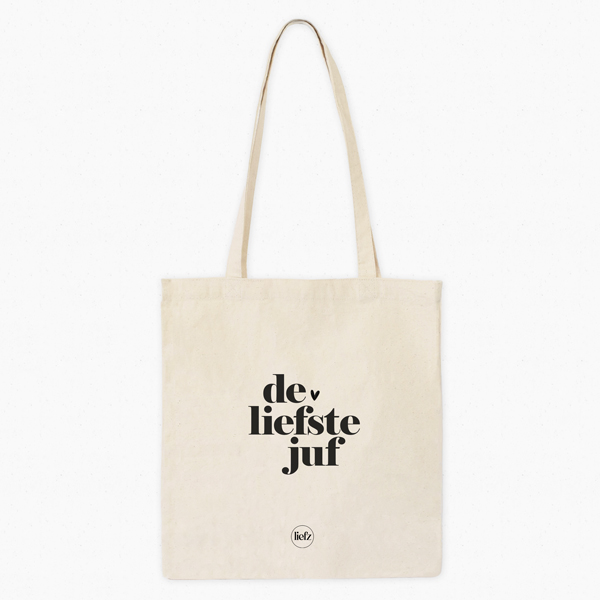 Katoenen tas | De liefste juf