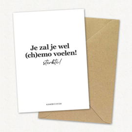 Kaart | Je zal je wel (ch)emo voelen