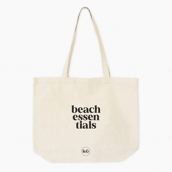 Canvas tas | Beach essentials