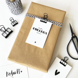 Mini kaartje | Leuke collega bedankt