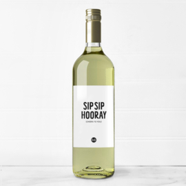 Fles etiket | Sip sip hooray