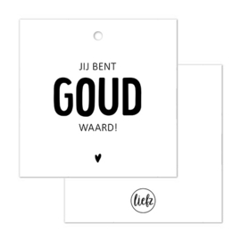 Cadeaulabel | Jij bent goud waard