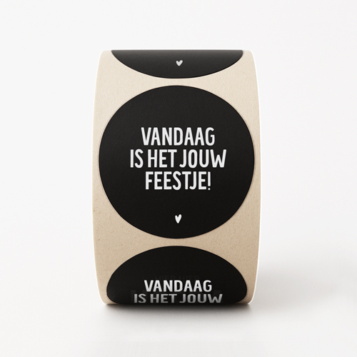 Stickers | Vandaag is het jouw feestje | 10 stuks