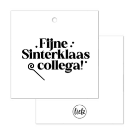 Cadeaulabel Sinterklaas | Fijne Sinterklaas collega