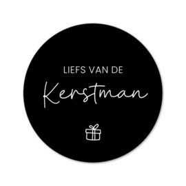 Stickers | Liefs van de Kerstman | 10 stuks