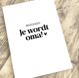 Kaart | Woohoo, je wordt oma