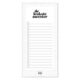 To do's | De leukste meester