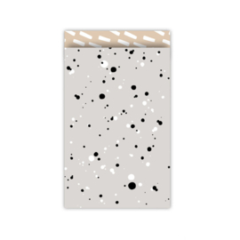 Cadeauzakjes | Manual dots | Naturel | 12 x 19 cm | 5 stuks