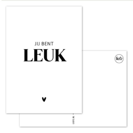 Kaart | Jij bent leuk