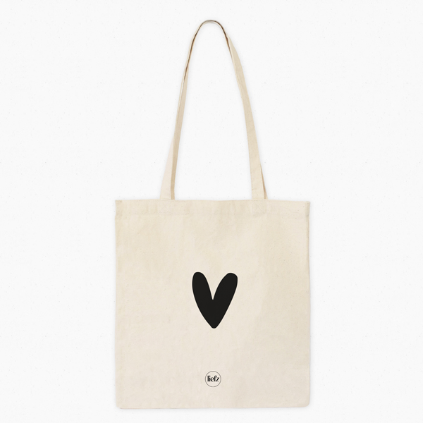 Katoenen tas | Hartje
