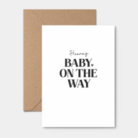 Kaart | Hooray baby on the way