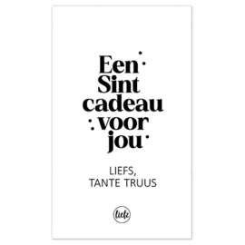 Fles etiket op maat | Een Sint cadeau voor jou + naam