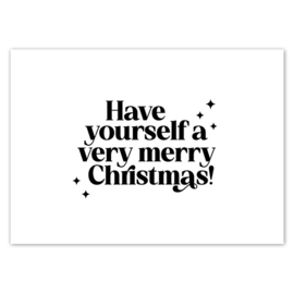 Kerstkaart | Have yourself a very merry Christmas