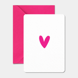 Kaart | Roze hartje