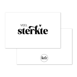 Mini kaartje | Veel sterkte