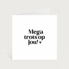 Dubbele kaart | Mega trots op jou