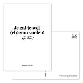 Kaart | Je zal je wel (ch)emo voelen